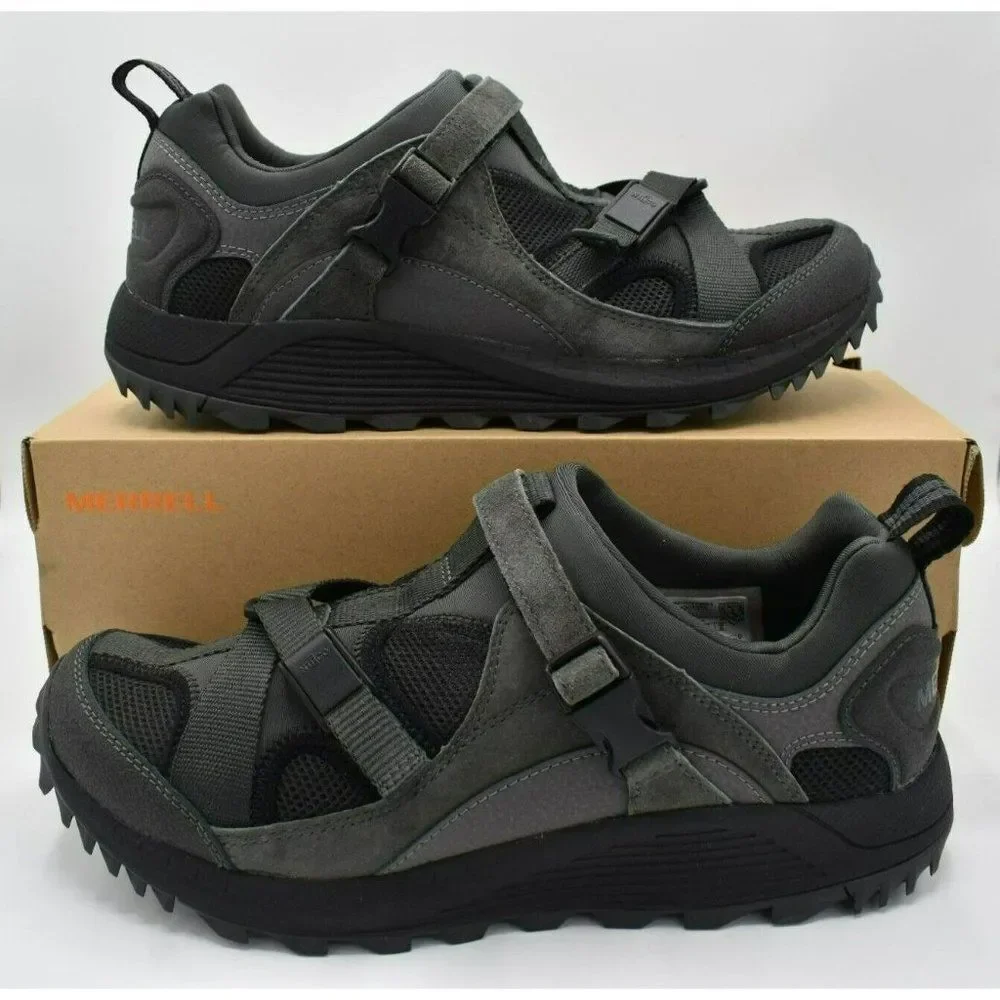 Merrell Mens Size 10 Shoreline Luxe Amphibious Water Black Trail Sneaker Shoes‎